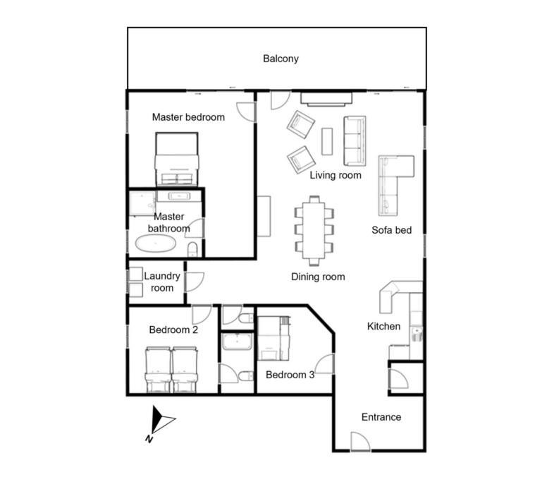 Spacious 3-Bed In The Heart Of Chamonix Luaran gambar
